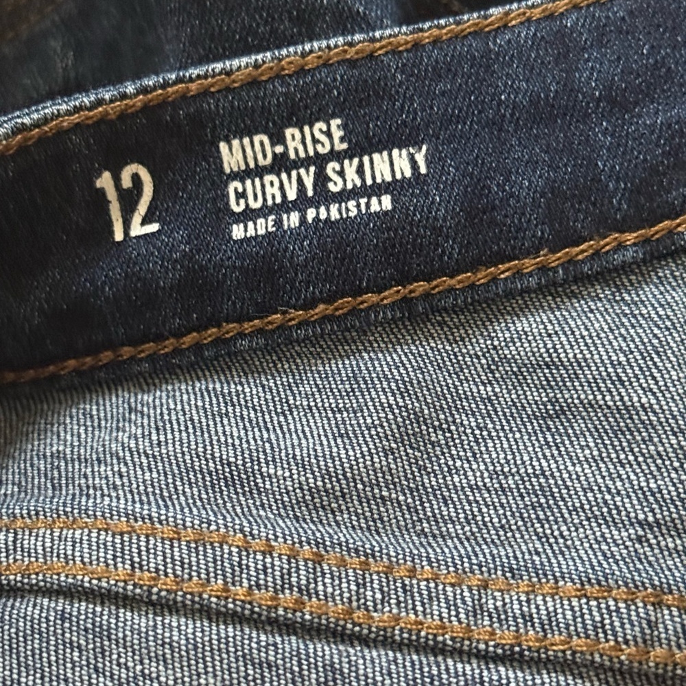 a.n.a Women's High Rise Jeans - Dark Blue - Picture 4 of 9